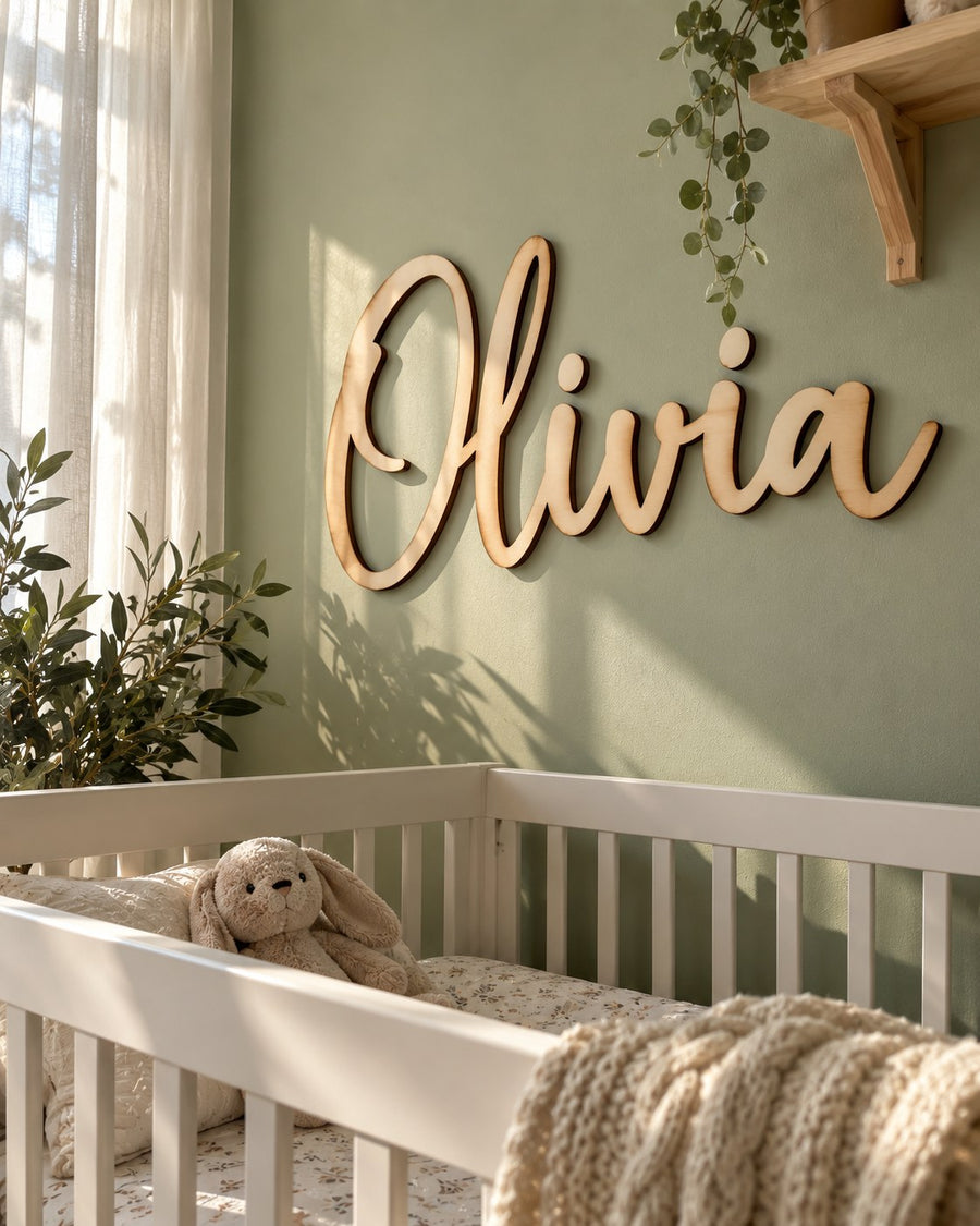 Custom Wooden Name Sign