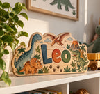 Kids' Colour-Printed Name Plaque