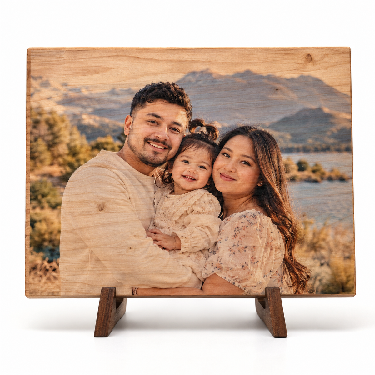 Photo Printed on Wood - gift packaging