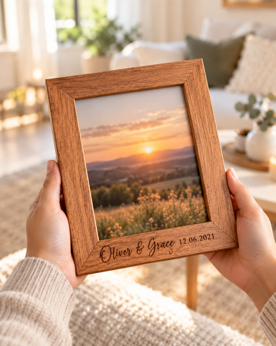 Engraved Timber Photo Frame
