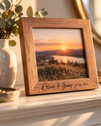 Engraved Timber Photo Frame