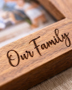 Engraved Timber Photo Frame