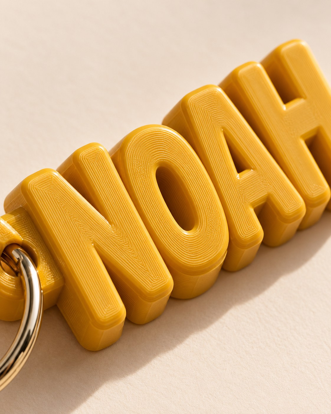 3D Printed Name Keyring