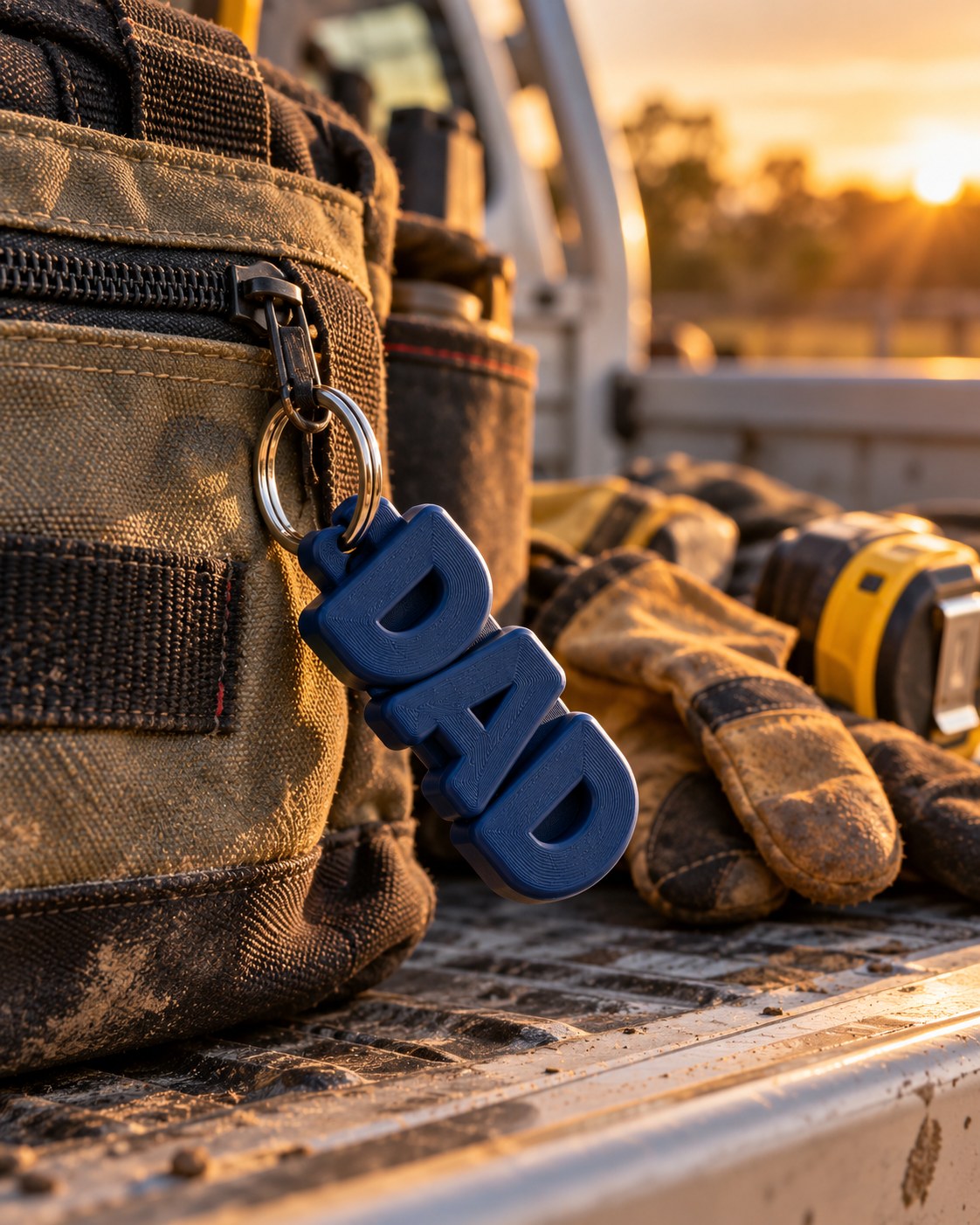 3D Printed Name Keyring