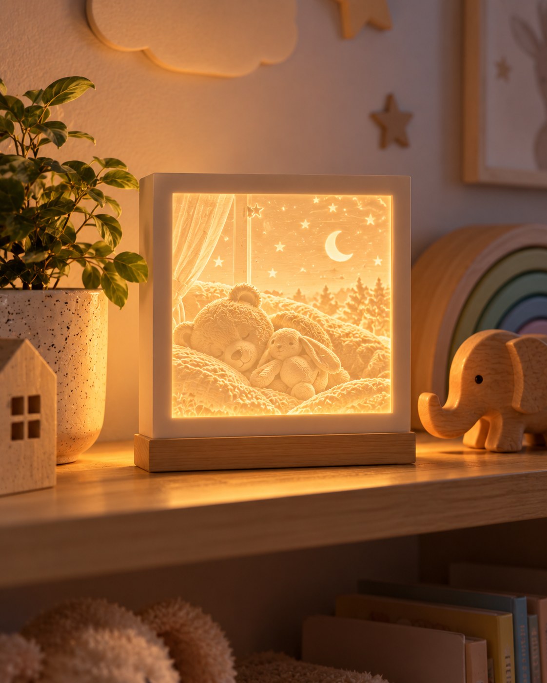 Lithophane Photo Night Light