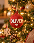 3D Printed Christmas Name Bauble