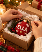 3D Printed Christmas Name Bauble
