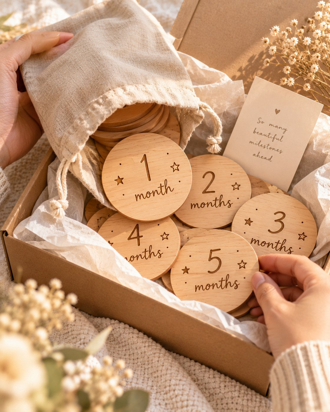 Baby Milestone Discs (Set of 12)