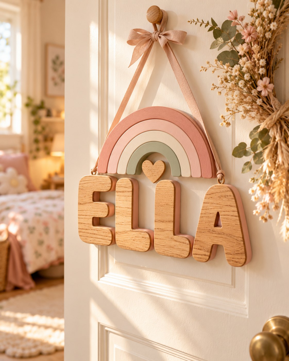 Custom Wooden Name Sign