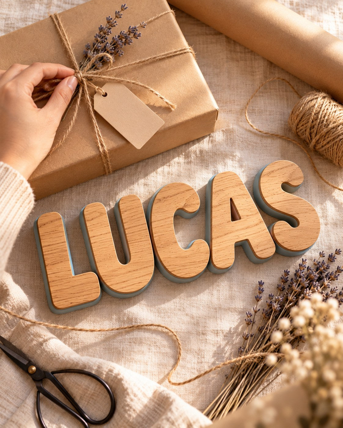 Custom Wooden Name Sign