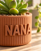 Personalised 3D Printed Mini Planter