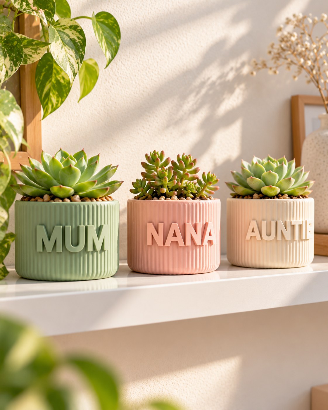 Personalised 3D Printed Mini Planter