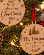 Personalised Wooden Christmas Ornament