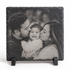 Photo engraved slate angled view